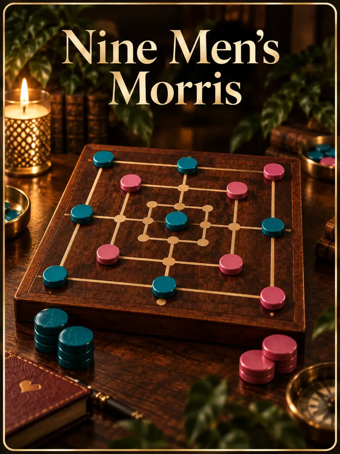Nine Men’s Morris game artwork